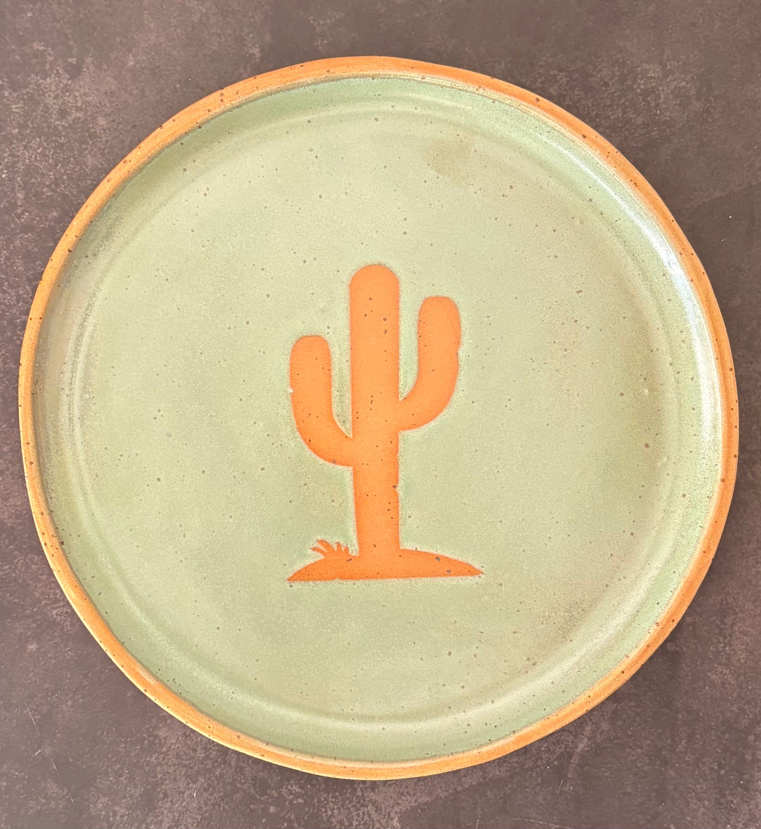 Taco Plates - Green Stoneware